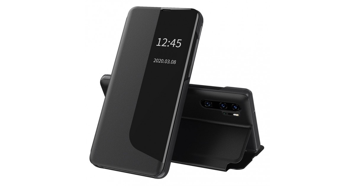 Husa pentru  Huawei P30 Pro  - Flip Tip Carte Eco Piele View Stand