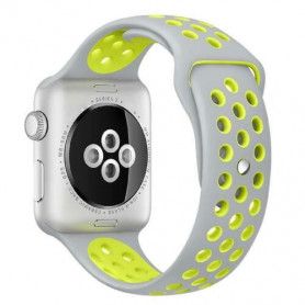 Curea pentru Apple Watch 1/2/3/4/5/6/7/8/SE/SE 2/Ultra (42/44/45/49mm) - Dux Ducis LD Series - Black / Yellow
