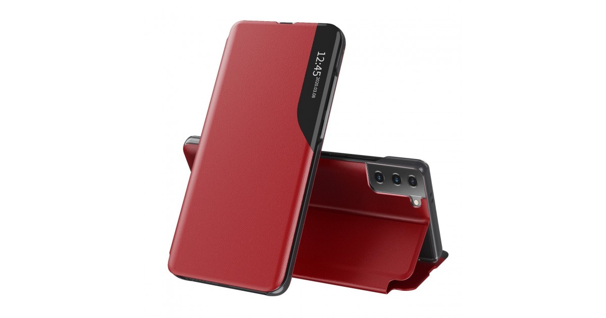 Husa pentru Samsung Galaxy S21 FE 5G - Flip Tip Carte Eco Piele View Stand