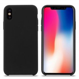 Husa Silicon iPhone X / iPhone XS, interior din microfibra