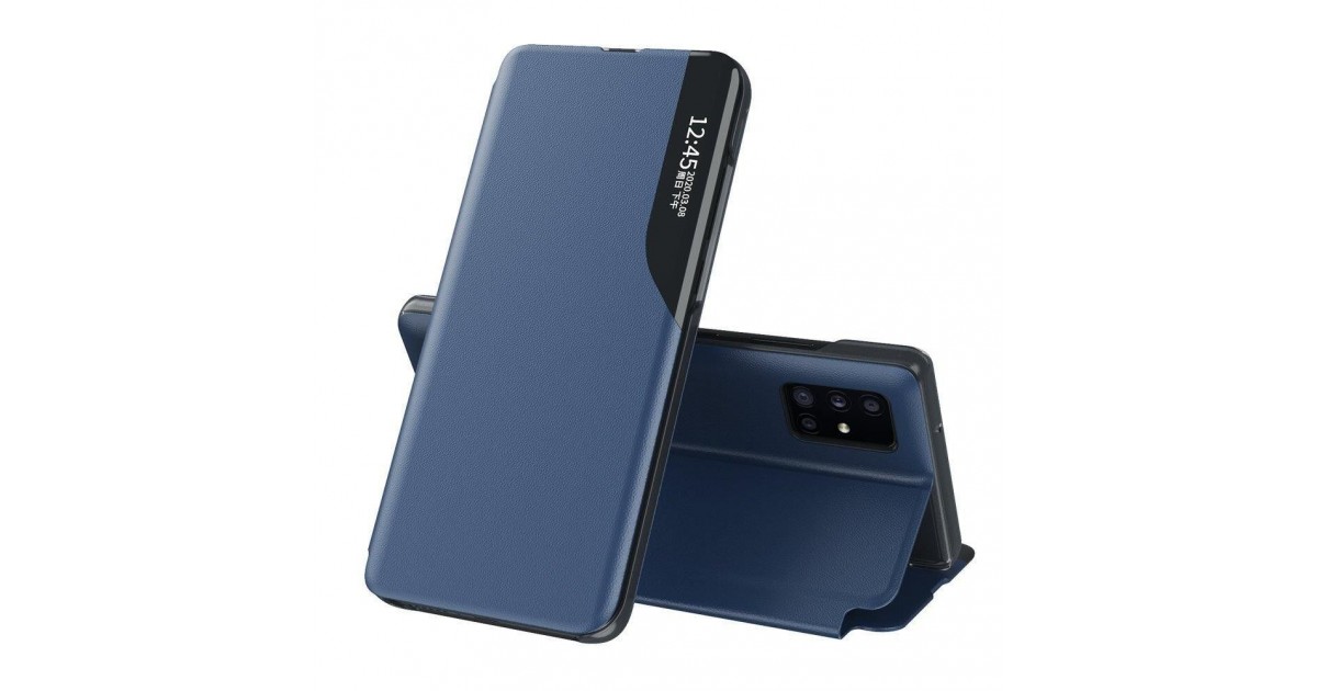 Husa pentru  Samsung Galaxy S21 Ultra  - Flip Tip Carte Eco Piele View Stand
