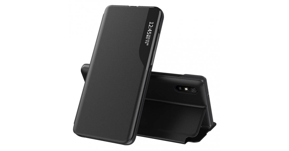 Husa pentru Xiaomi Redmi 9A - Flip Tip Carte Eco Piele View Stand