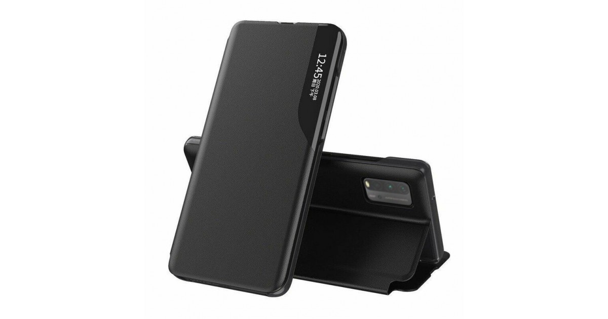 Husa pentru Xiaomi Redmi 9T - Flip Tip Carte Eco Piele View Stand