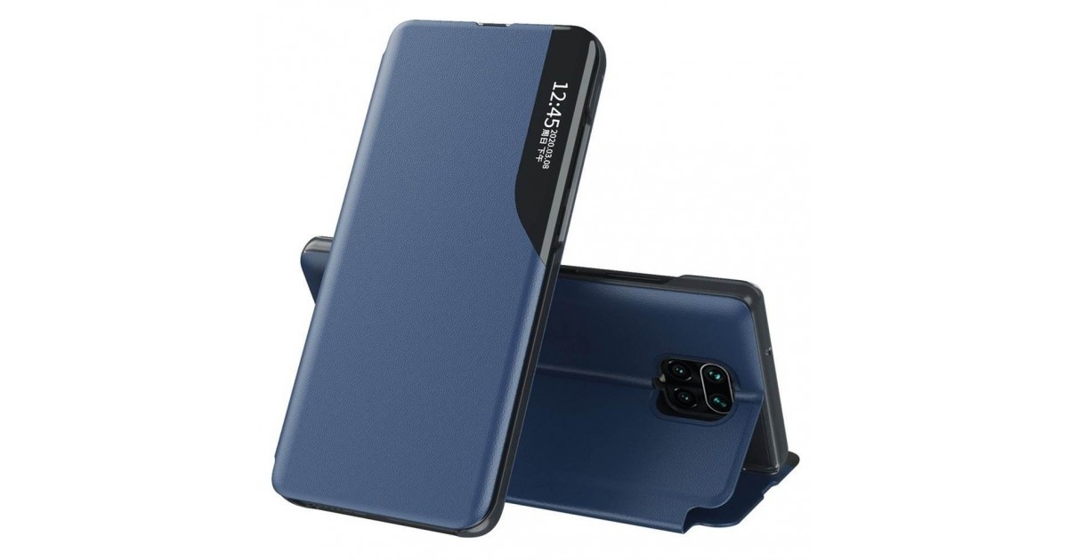 Husa pentru Xiaomi Redmi Note 9S / Redmi Note 9 Pro - Flip Tip Carte Eco Piele View Stand