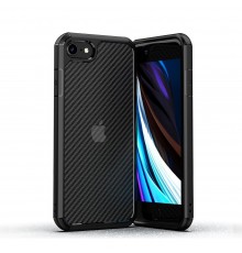 Husa Carcasa Spate iPhone 7 / 8 / SE2 (2020) - Carbon Fuse ,Neagra