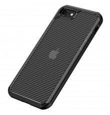 Husa Carcasa Spate iPhone 7 / 8 / SE2 (2020) - Carbon Fuse ,Neagra