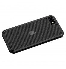 Husa Carcasa Spate iPhone 7 / 8 / SE2 (2020) - Carbon Fuse ,Neagra