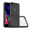 Husa Carcasa Spate iPhone 7 Plus / 8 Plus - Carbon Fuse ,Neagra