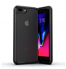 Husa Carcasa Spate iPhone 7 Plus / 8 Plus - Carbon Fuse ,Neagra