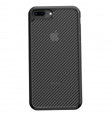 Husa Carcasa Spate iPhone 7 Plus / 8 Plus - Carbon Fuse ,Neagra