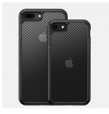 Husa Carcasa Spate iPhone 7 Plus / 8 Plus - Carbon Fuse ,Neagra