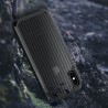 Husa Carcasa Spate iPhone X / XS - Carbon Fuse, Neagra