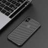 Husa Carcasa Spate iPhone X / XS - Carbon Fuse, Neagra