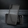 Husa Carcasa Spate iPhone X / XS - Carbon Fuse, Neagra