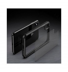 Husa Carcasa Spate iPhone XR - Carbon Fuse, Neagra