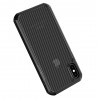 Husa Carcasa Spate iPhone XS Max - Carbon Fuse, Neagra