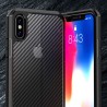 Husa Carcasa Spate iPhone XS Max - Carbon Fuse, Neagra