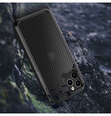 Husa Carcasa Spate iPhone 11 - Carbon Fuse, Neagra