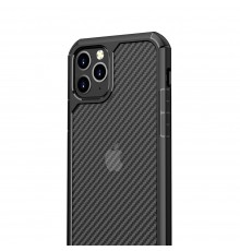 Husa Carcasa Spate iPhone 11 - Carbon Fuse, Neagra