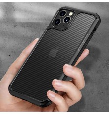 Husa Carcasa Spate iPhone 11 - Carbon Fuse, Neagra