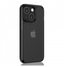 Husa Carcasa Spate iPhone 13 - Carbon Fuse, Neagra