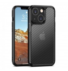 Husa Carcasa Spate iPhone 13 - Carbon Fuse, Neagra