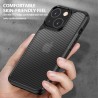 Husa Carcasa Spate iPhone 13 - Carbon Fuse, Neagra