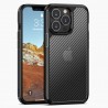 Husa Carcasa Spate iPhone 13 Pro Max - Carbon Fuse, Neagra