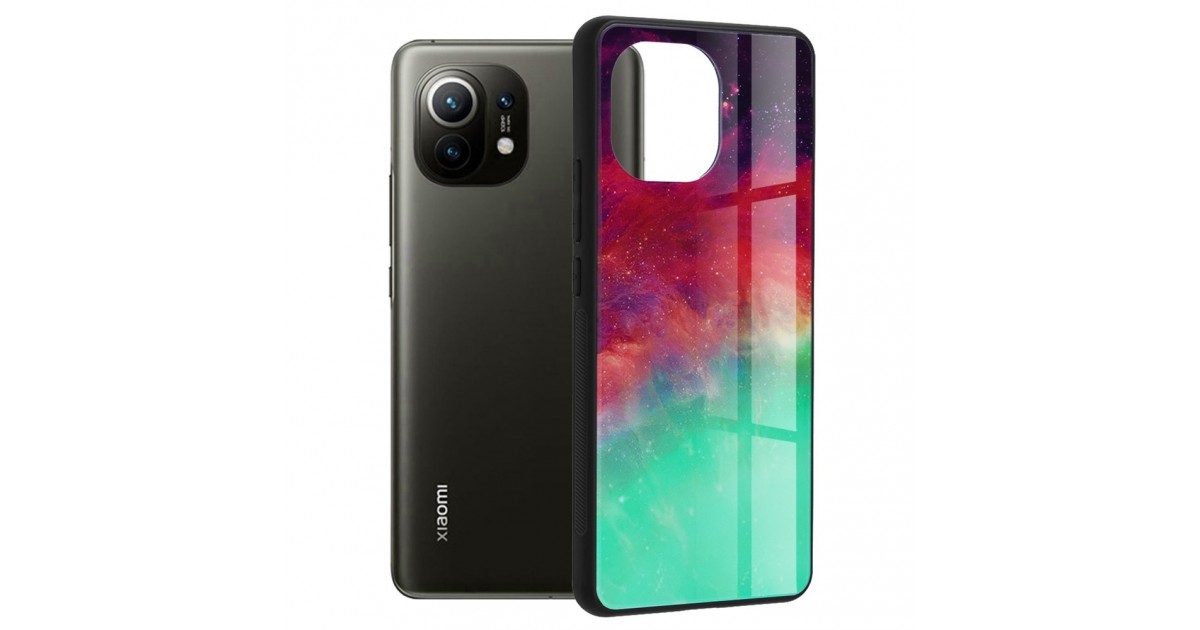 Husa Carcasa Spate pentru Xiaomi Mi 11 - Glaze Glass,  Fiery Ocean