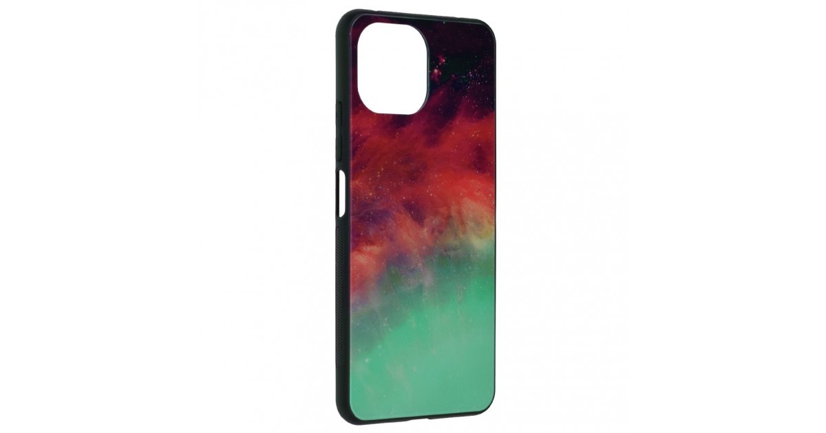 Husa Carcasa Spate pentru Xiaomi Mi 11 Lite - Glaze Glass,  Fiery Ocean