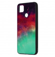 Husa Carcasa Spate pentru Xiaomi Redmi 9C - Glaze Glass,  Fiery Ocean