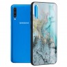 Husa Carcasa Spate pentru Samsung Galaxy A50 - Glaze Glass,  Blue Ocean