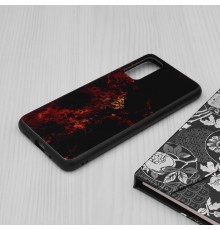 Husa Carcasa Spate pentru Samsung Galaxy S20 - Glaze Glass,  Red Nebula