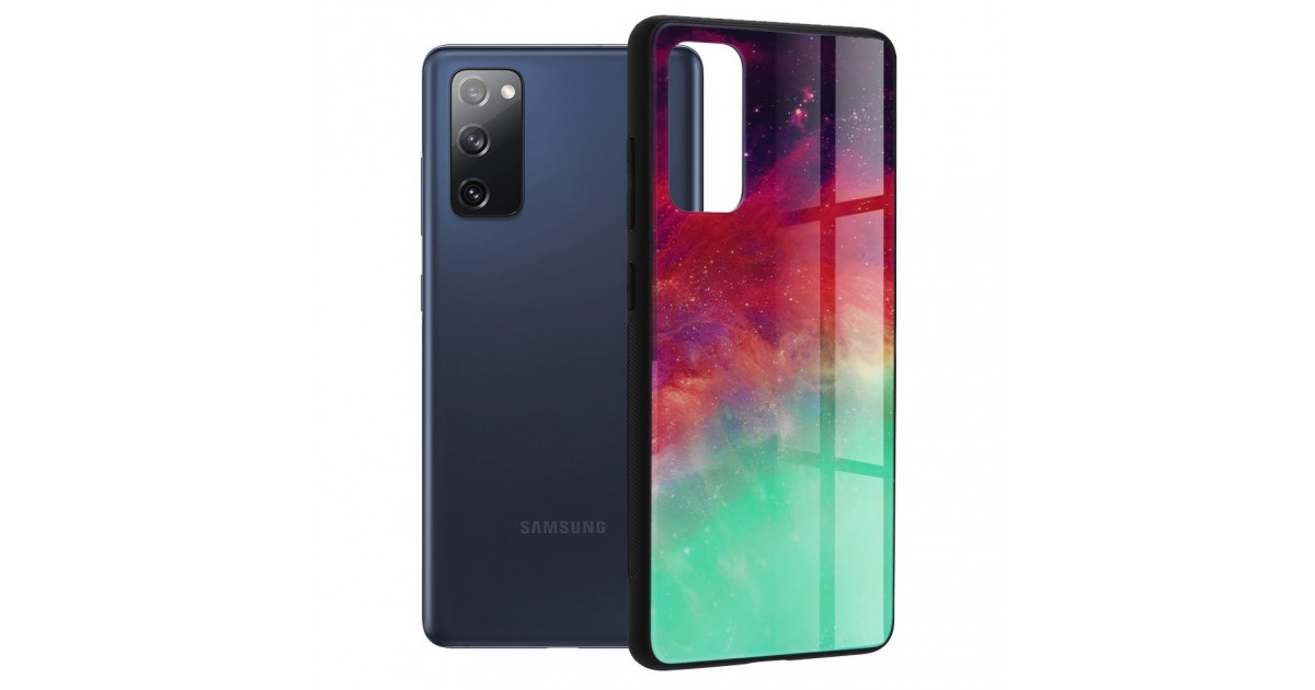 Husa Carcasa Spate pentru Samsung Galaxy S20 FE / S20 FE 5G - Glaze Glass,  Fiery Ocean