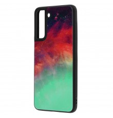 Husa Carcasa Spate pentru Samsung Galaxy S21 FE - Glaze Glass,  Fiery Ocean