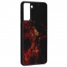 Husa Carcasa Spate pentru Samsung Galaxy S21 Plus - Glaze Glass,  Red Nebula