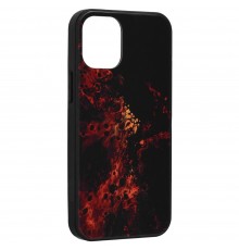 Husa Carcasa Spate pentru iPhone 12 Mini - Glaze Glass,  Red Nebula