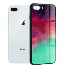 Husa Carcasa Spate pentru iPhone 7 Plus - Glaze Glass,  Fiery Ocean