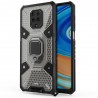 Husa Carcasa Spate pentru Xiaomi Redmi Note 9S / Note 9 Pro - HoneyComb Armor, Neagra