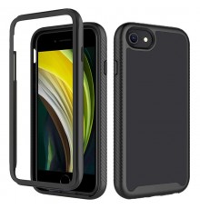 Husa Carcasa Spate iPhone 7 / 8 / SE2 (2020) - Carbon Fuse ,Neagra