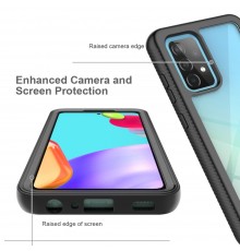 [PACHET 360] - Husa Defense360 + Folie de protectie - Samsung Galaxy A72 , Neagra