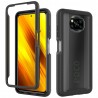 [PACHET 360] - Husa Defense360 + Folie de protectie - Xiaomi Poco X3 / X3 NFC / X3 Pro , Neagra