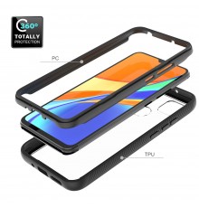 [PACHET 360] - Husa Defense360 + Folie de protectie - Xiaomi Redmi 9C , Neagra