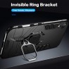 Husa iPhone XR - Armor Ring Hybrid, Neagra