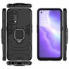 Husa Oppo Reno 5 Pro - Armor Ring Hybrid, Neagra