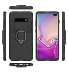 Husa Samsung Galaxy S10 Plus - Armor Ring Hybrid, Neagra