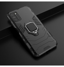 Husa Xiaomi Poco M3 - Armor Ring Hybrid, Neagra