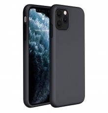 Husa Carcasa Spate pentru iPhone 11 Pro Max - Soft Edge Silicon cu interior din microfibra