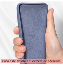 Husa Carcasa Spate pentru iPhone 13 - Soft Edge Silicon cu interior din microfibra