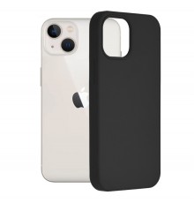 Husa Carcasa spate pentru iPhone 13 Mini , Tpu Carbon Design, Neagra